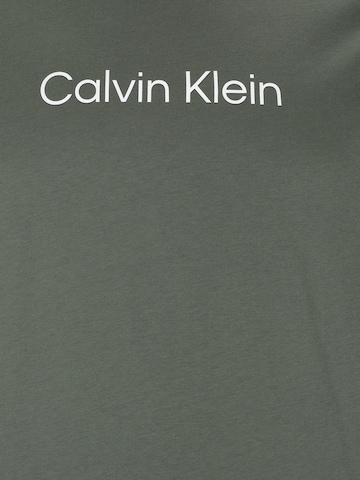 Calvin Klein Big & Tall Paita 'HERO' värissä vihreä