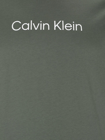 Calvin Klein Big & Tall قميص 'HERO' بلون أخضر