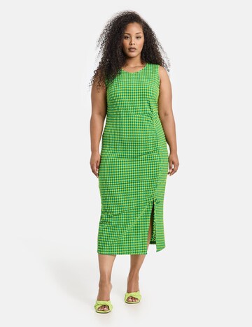 SAMOON Summer Dress in Green