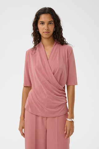 Chemisier 'SLColumbine' SOAKED IN LUXURY en rose : devant