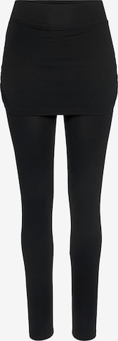 VIVANCE Skinny Leggings 'Vivance' in Zwart: voorkant