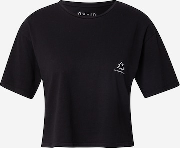T-shirt NU-IN en noir : devant