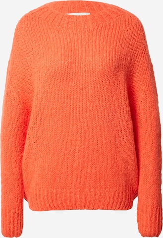 Pull-over OUI en orange : devant