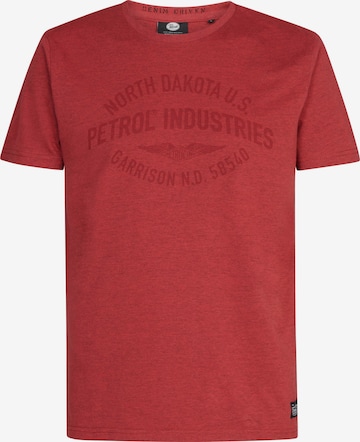 Petrol Industries Skjorte 'Stanley' i rød: forside