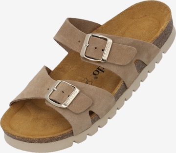 Palado Mule in Beige: front