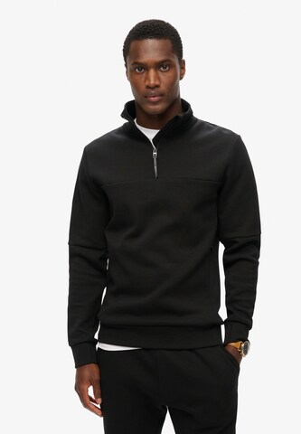 Superdry Sweatshirt in Black: front