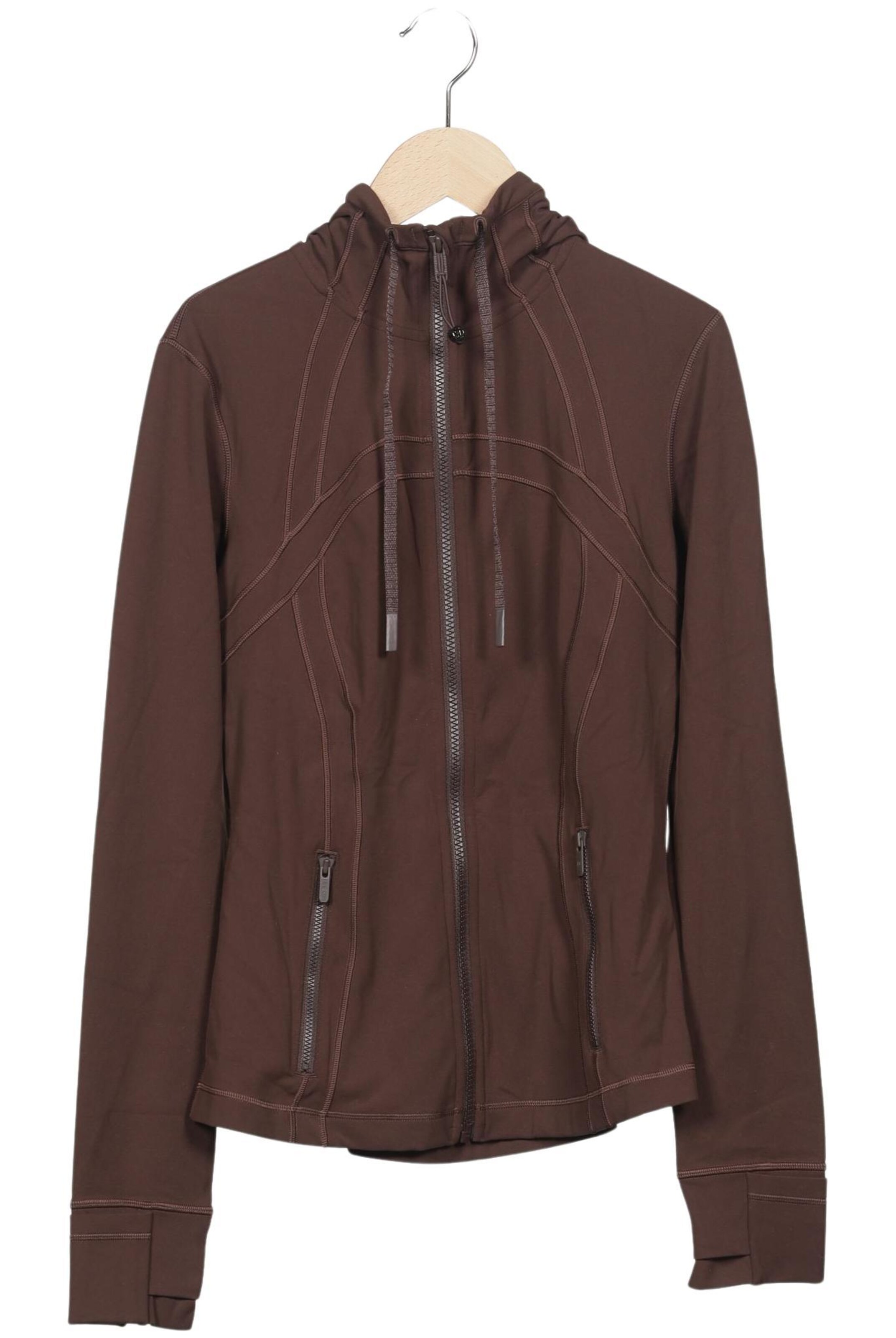 Lululemon Sweatshirt & Zip-Up Hoodie in L in Brown: front