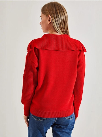 Pull-over 'Pullover' Bianco Lucci en rouge