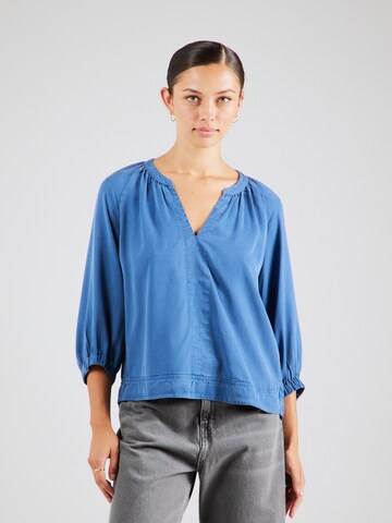 Camicia da donna di s.Oliver in blu: frontale