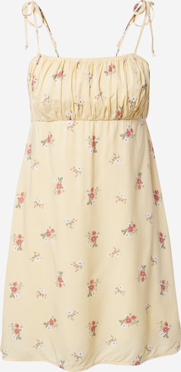 HOLLISTER Kleid in hellgelb / mischfarben, Produktansicht