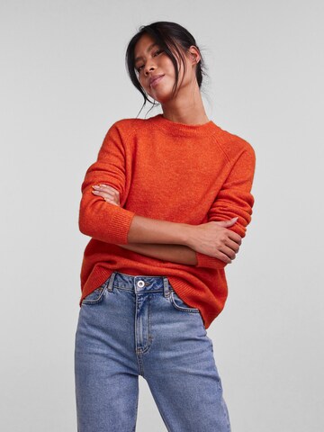 PIECES Pullover i orange: forside