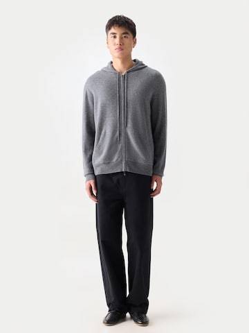 GOBI Cashmere - Cárdigan 'Men's Zip-Up Cashmere Hoodie' en gris