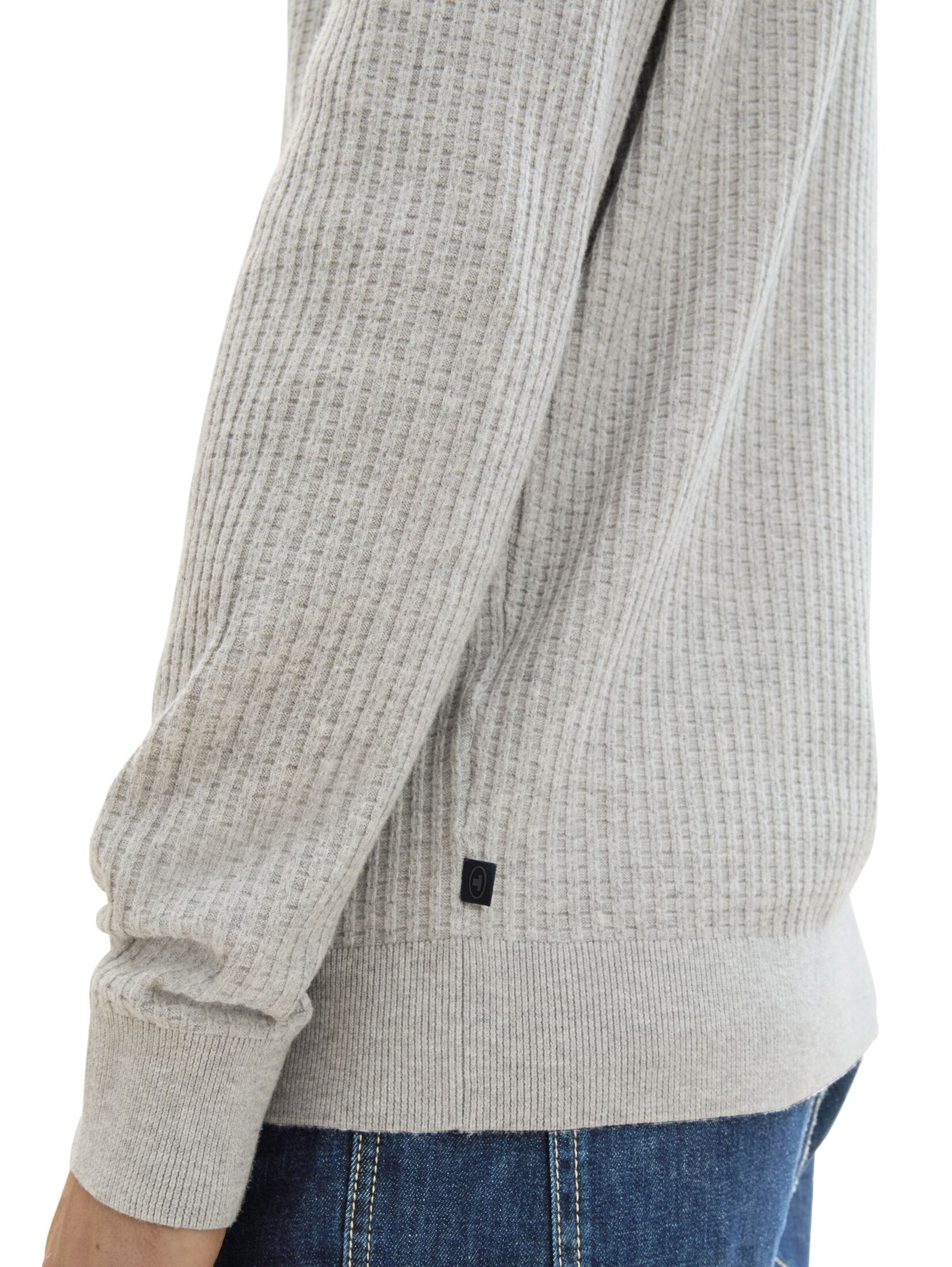 TOM TAILOR Sweater in Grey