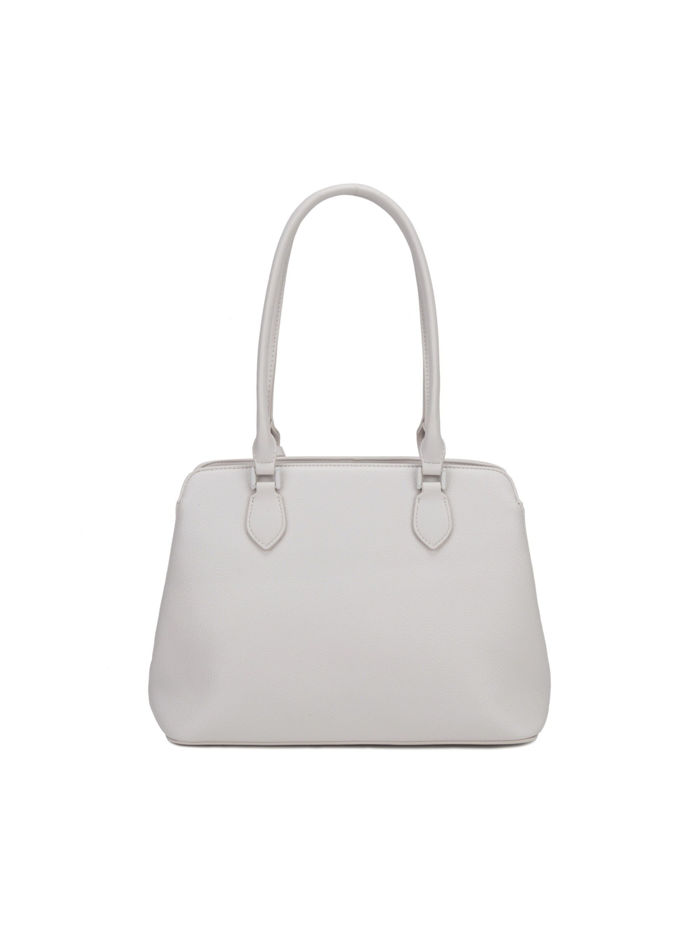 Borsa a spalla 'Borsa a spalla David Jones ecopelle martellata trapezio' di David Jones in beige