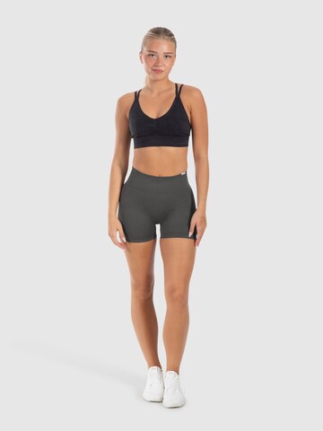 Smilodox Slimfit Shorts 'Priska' in Grau