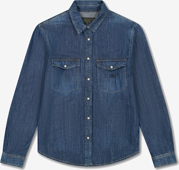 Le Temps Des Cerises Blouse 'Barbo' in Blauw: voorkant