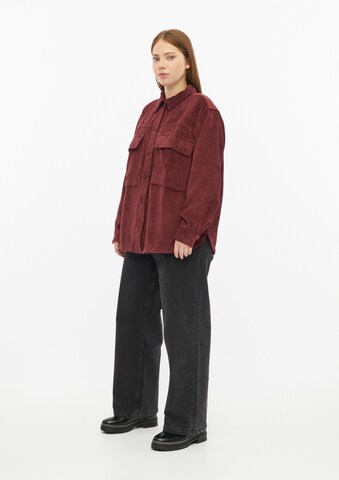 QS Blouse in Rood: zijkant