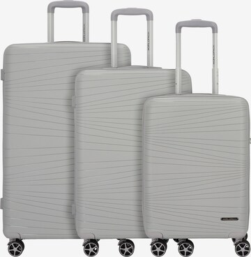 Worldpack Suitcase Set 'Vancouver' in Grey: front