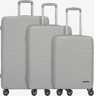 Worldpack Suitcase Set 'Vancouver' in Grey: front