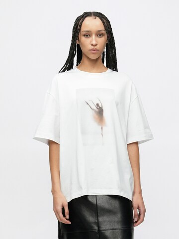 T-shirt 'C_Eboys' BOSS en blanc : devant