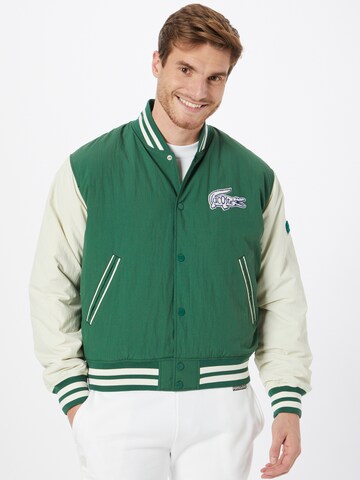 LACOSTE - Chaqueta de entretiempo en verde: frente