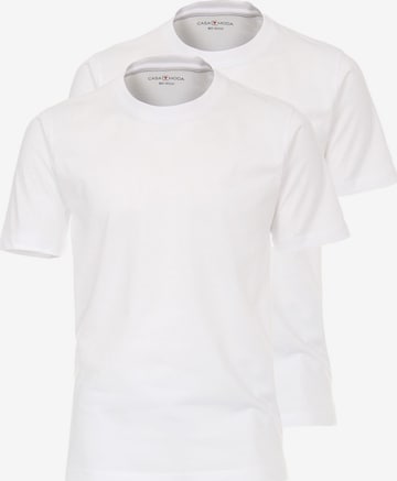 CASAMODA Shirt 'Basic' in Weiß: Vorderseite