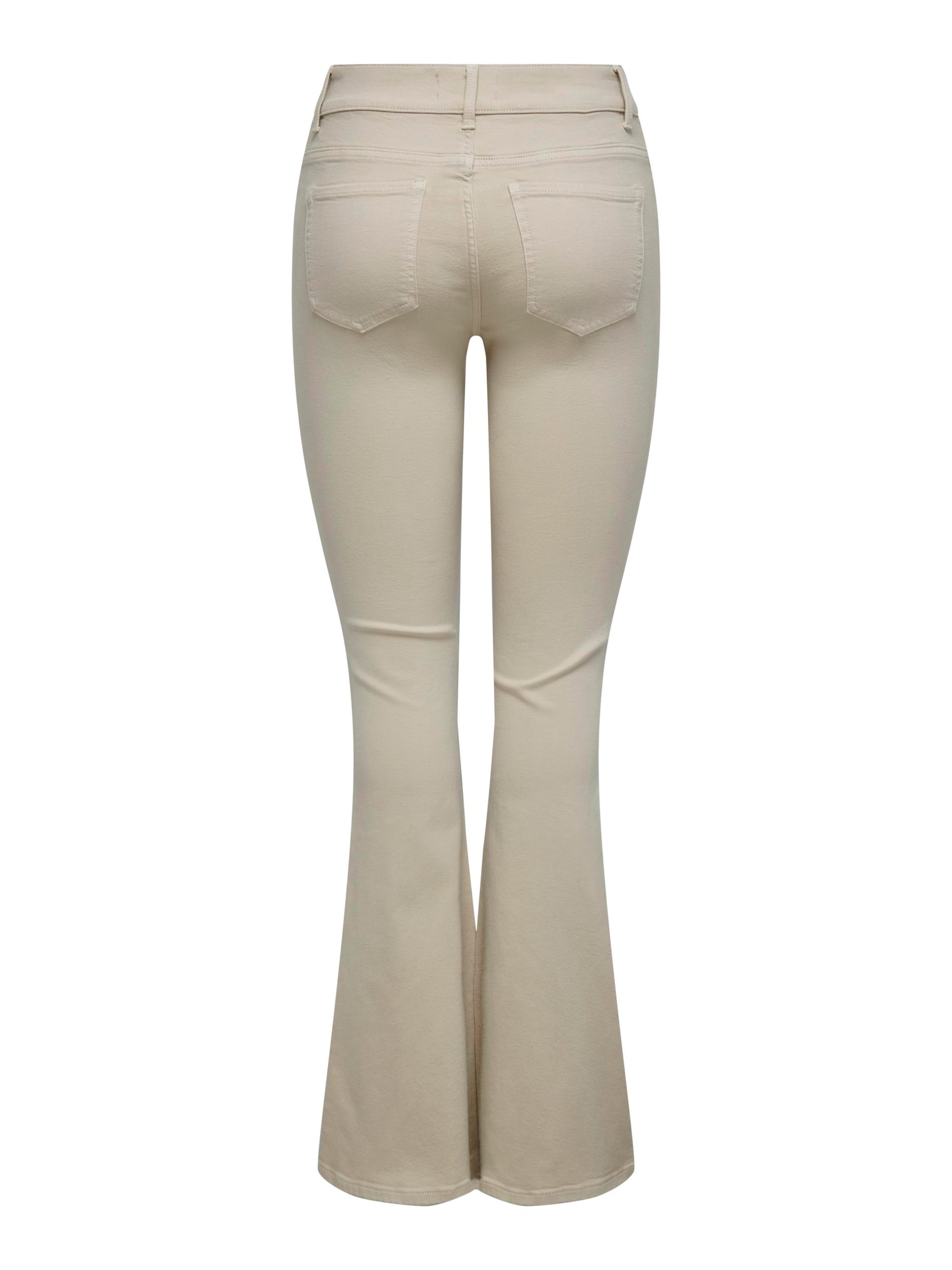 ONLY Flared Jeans 'CHERYL' in Beige