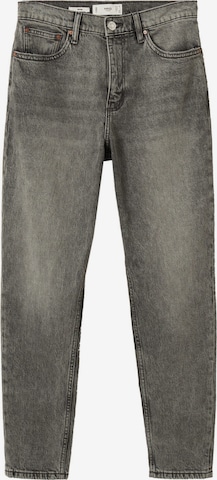 MANGO Tapered Jeans in Grijs: voorkant