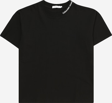 Calvin Klein Jeans - Camiseta en negro: frente