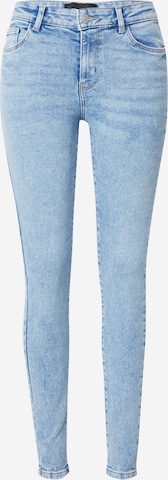 PIECES Skinny Jeans 'DANA' in Blauw: voorkant