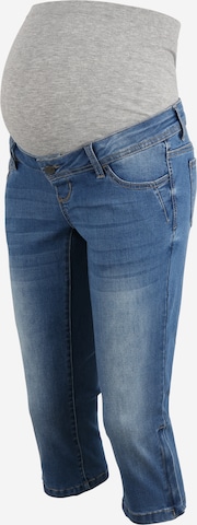 MAMALICIOUS Slimfit Jeans 'Pixie' in Blauw: voorkant