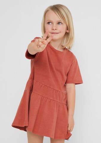 s.Oliver Kleid in Orange: Vorderseite