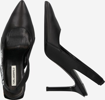 Karl LagerfeldCipele s potpeticom i otvorenom petom 'SARABANDE' - crna boja