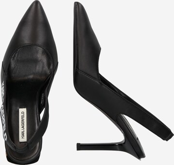 Karl Lagerfeld Slingback Pumps 'SARABANDE' in Black