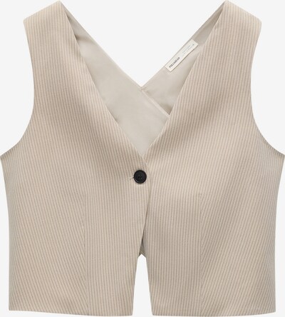 Gilet da completo Pull&Bear di colore grigio / talpa, Visualizzazione prodotti