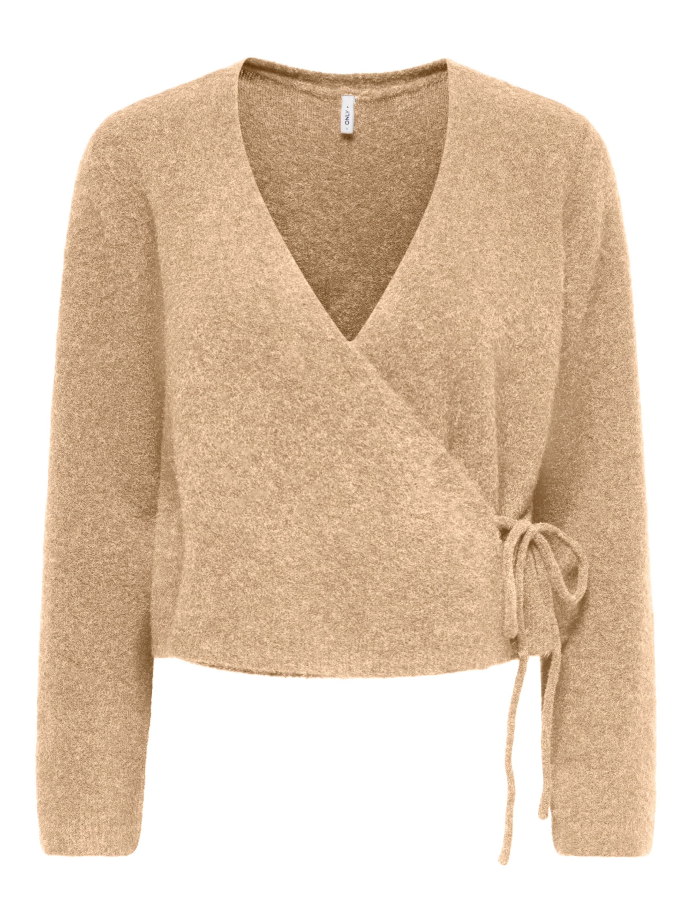 ONLY Knit Cardigan 'ONLLIVA' in Beige: front