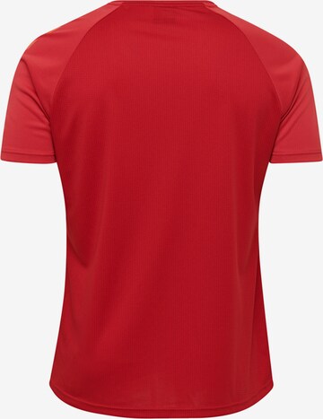 T-Shirt fonctionnel Hummel en rouge