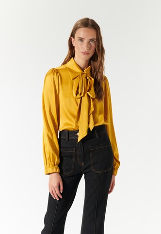 Dea Kudibal - Blusa 'Kikkidea ' en amarillo: frente