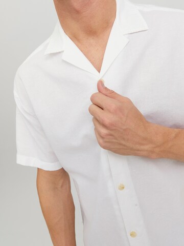JACK & JONES Comfort Fit Hemd 'JWHSummer' in Weiß