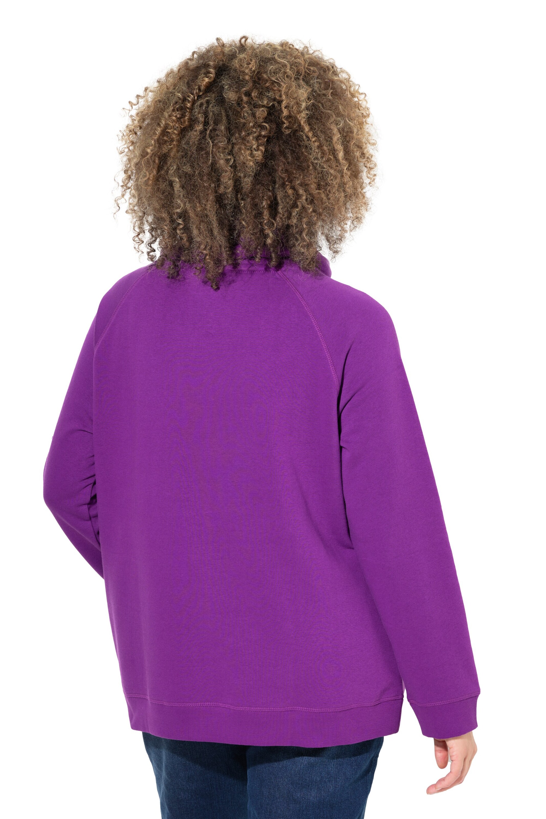 Ulla Popken Sweatshirt in Purple