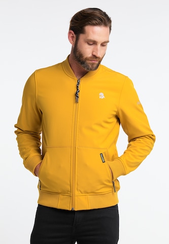 Schmuddelwedda Between-Season Jacket in Yellow: front