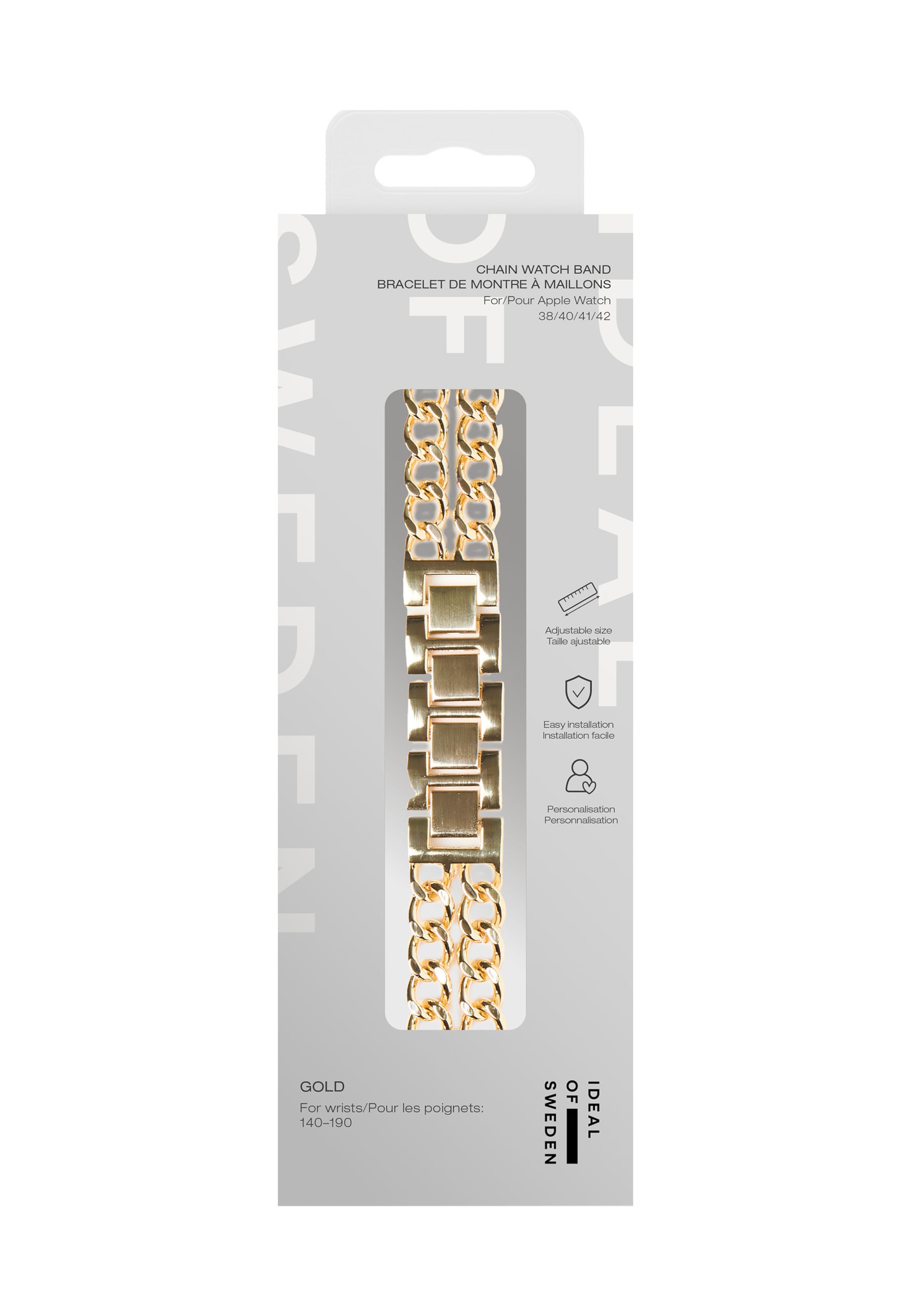 Bracelet iDeal of Sweden en or