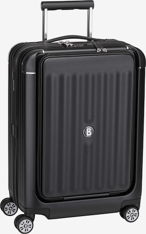 BOGNER Trolley 'Piz Deluxe' in Schwarz: Vorderseite