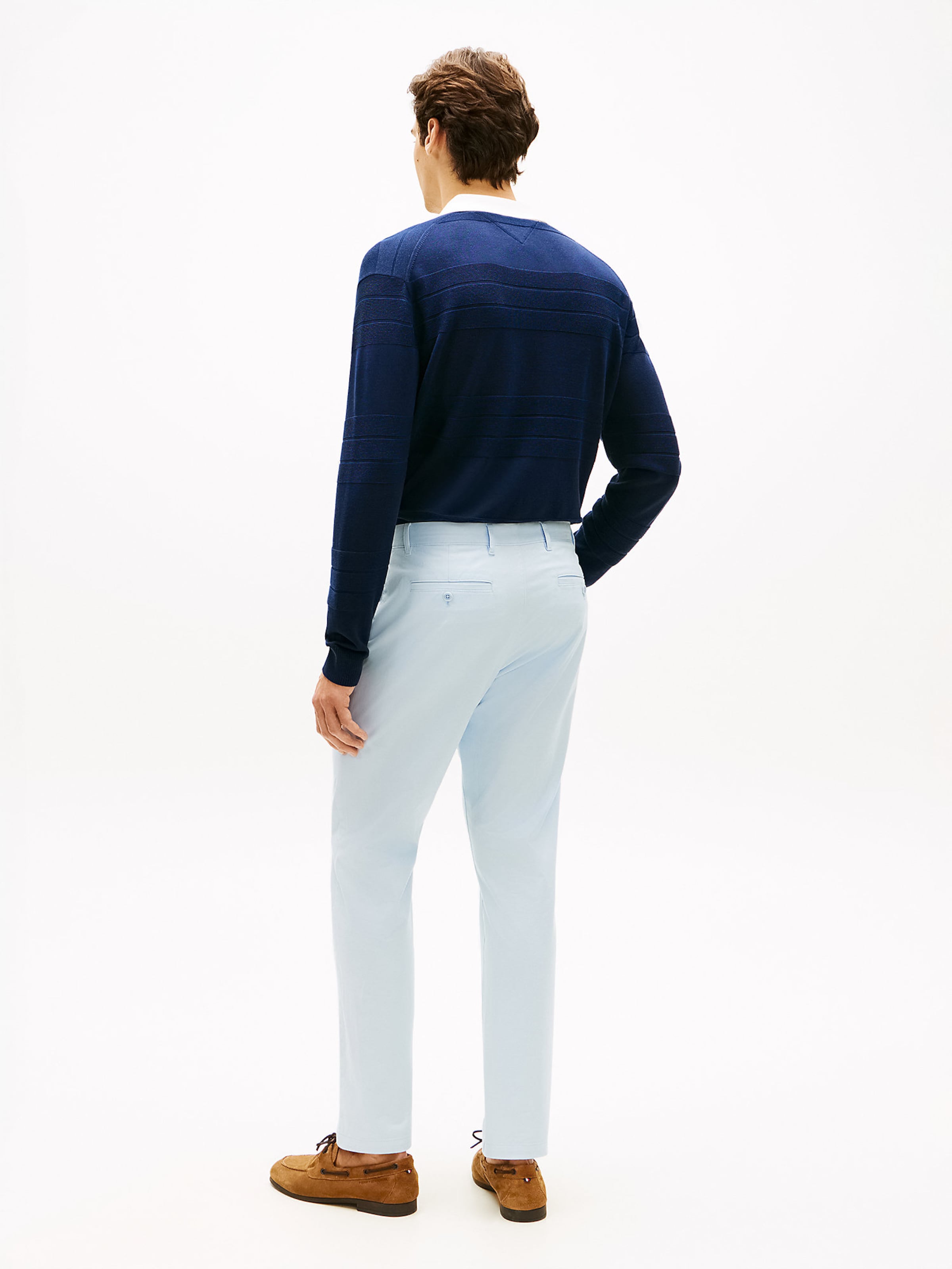 Regular Pantalon TOMMY HILFIGER en blanc