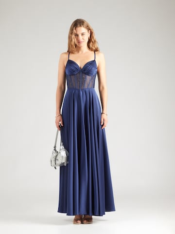 mascara - Vestido de noche en azul