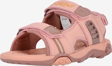 ZigZag Open schoenen 'Nung' in Roze: voorkant