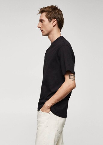 T-Shirt 'Anouk' MANGO MAN en noir