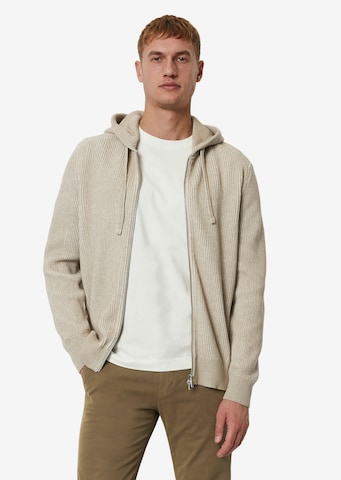 Vestes en maille Marc O'Polo en beige : devant