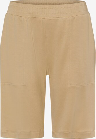 Hanro Pyjamabroek in Beige: voorkant