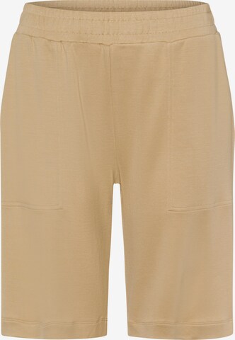 Pantalon de pyjama Hanro en beige : devant